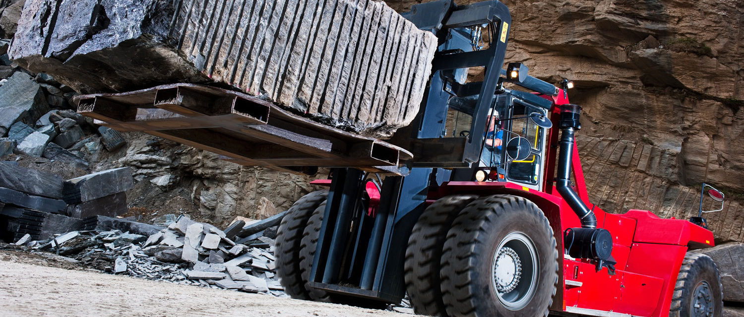 Featured image for “Picking the Right Forklift Rental: The Benefits of Rough Terrain Forklifts”