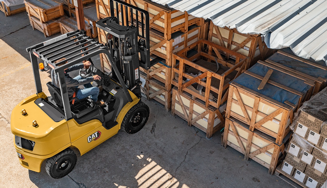 Cat pneumatic forklift